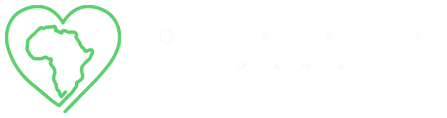 Ein Herz, dass Afrika umschließt