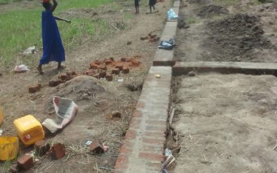 Schulbau in Quinze – Fundament